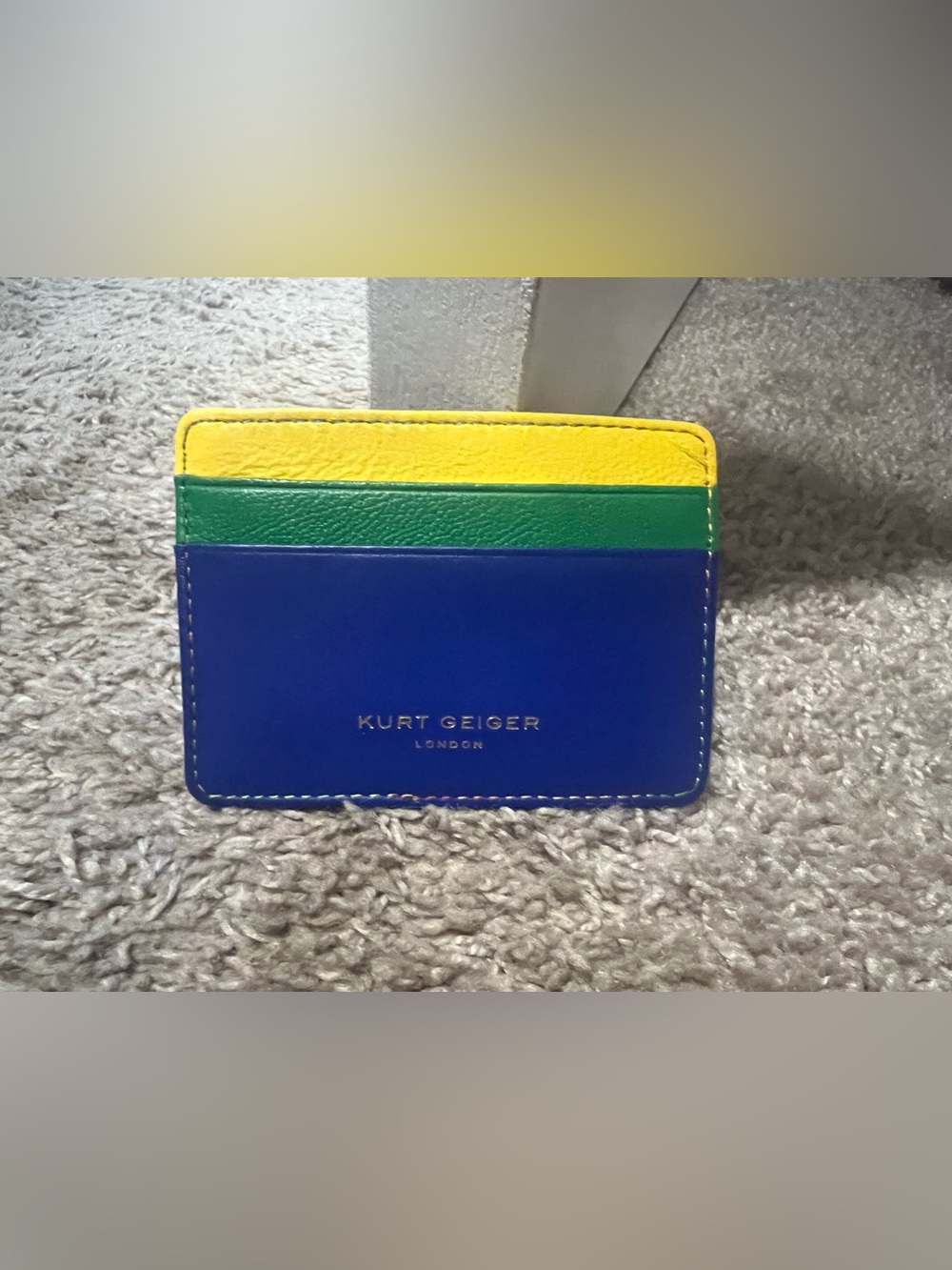 Kurt Geiger Rainbow Leather Card Holder